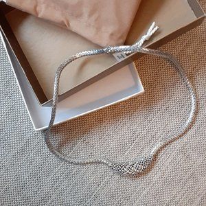 Artisan Crafted Sterling Silver & 18K Gold Tulang Naga Necklace